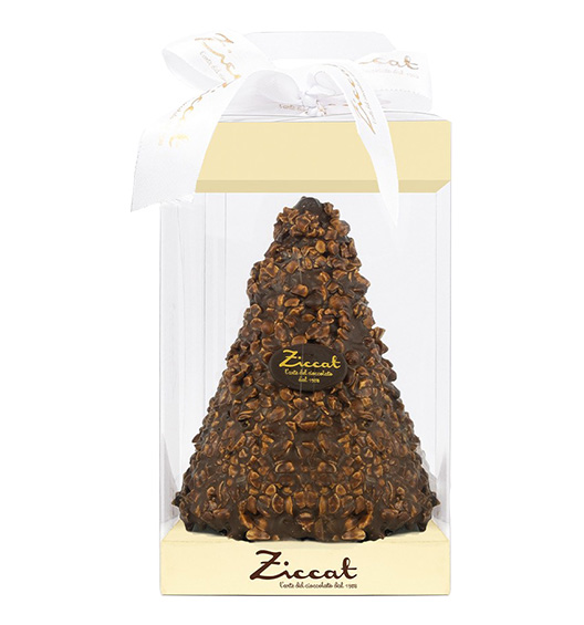 Weihnachtsbaum Zartbitterschokolade & Haselnüsse